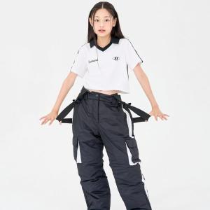 [더데이걸][50%+추가8%]옆선 배색 스키 바지 TGSP23B02