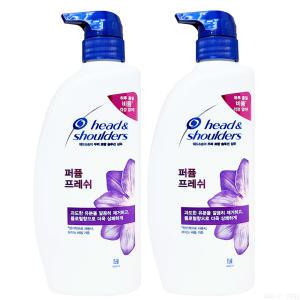 헤드앤숄더 퍼퓸 프레쉬 샴푸 750ml 2개