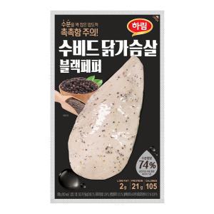 하림 수비드 닭가슴살 블랙페퍼 100g