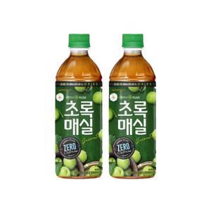 웅진식품 초록매실 제로 500ml 24개