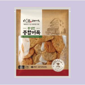 고래사 풍성한 종합어묵 1.2kg 1개 간편조리 야식 간식 술안주