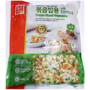 볶음밥용 냉동야채1kg 다용도 혼합채소 얼린야채믹스 감자 양파 피망 작은조각