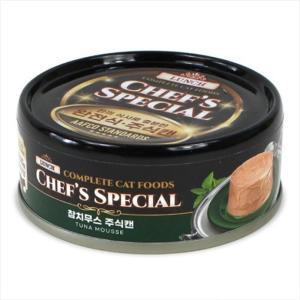 드림펫푸드 런치 셰프스페셜 참치 무스 캔 80g x24개고양이주식 통조림 영양간식 사료