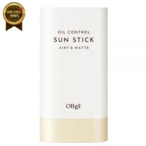 백탁현상 없는 선스틱 노세범 오일 컨트롤 오브제 18g SPF 50+ PA++++