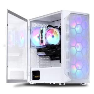 아이구주 VENTI D1000 (화이트)본체 PC PC케이스 조립용PC 컴퓨터 게이밍 게임PC 용PC