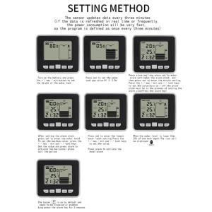 초음파 무선 물 탱크 액체 레벨 계량기, 온도 센서 레벨 모니터, 시간 표시, 배터리 부족 경보, 내구성