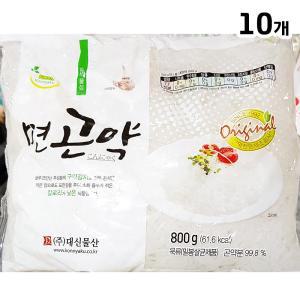 대신 면 곤약 800g X10 순식물성 식사대용식 간식용 조리용 누들 간편