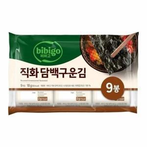 비비고 직화 담백구운김 18g 5개