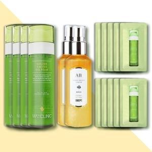 맥스클리닉 선인장 오일폼110g 4개+5g 10개+달바 화이트 트러플 세럼 160ml 2개