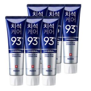 아모레퍼시픽 메디안 치석 불소 치약 오리지널 120g 6입