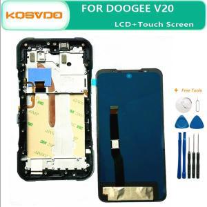 Doogee V20 V20 PRO LCD 스크린, 디지타이저 포함, 풀 어셈블리 휴대폰, 정품 LCD 디스플레이 교체 부품,