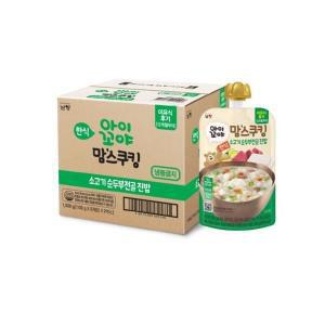 아이꼬야 맘스쿠킹 이유식 소고기 순두부전골 진밥 (12개월부터) 100g X 10입 간편한 맛있는 외출 멸균