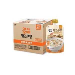 아이꼬야 맘스쿠킹 이유식 전복과 표고버섯 (9개월부터) 100g X 10입 간편한 맛있는 외출 멸균