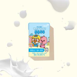 서울F&B 뽀로로가 좋아하는 멸균 튼튼우유 140mL X 24개입, 4박스