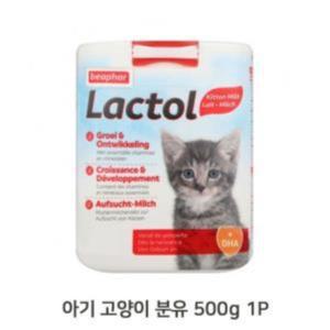 아기 고양이 분유 500g 1P 키튼 우유 영양보충 사료  WQ-1141