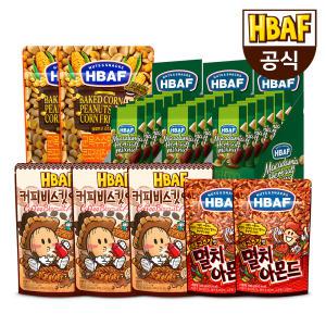 [소비기한 25.02.04] [HBAF] 바프 커피비스킷 아몬드 190g 3봉 세트 / 보성녹차 아몬드 크런치 100g 5봉 세트 외 임박 행사 모음