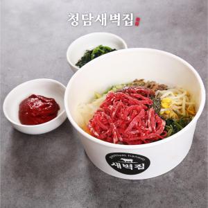 [육회비빔밥] 한우 육회 비빔밥 간편 밀키트 356g [청담새벽집] [원산지:국산]