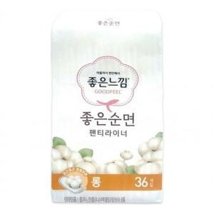 방배비즈 팬티라이너 좋은 순면 롱 좋은느낌 라이너 데일리 40P BZ5922