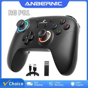 ANBERNIC RG P01 유선 블루투스 게임 컨트롤러, 홀 효과 조이스틱, XBOX 패드, PC, 안드로이드, IOS 스팀용