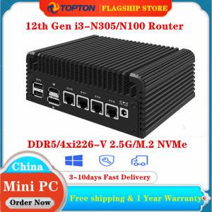 미니PC LAN 세대 4xi226 V Proxmox 서버 미니 2 5G 인텔 4800MHz 팬리스 12 방화벽 소프트 DDR5 N100 N200 호스트 PC i3 N305 라우터 ESXi