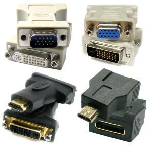 DVI TO RGB HDMI VGA 연결잭 변환젠더 모니터케이블