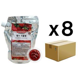 앤드로스 딸기 리플쨈 1kg 1BOX(8개입)/스트로베리쨈