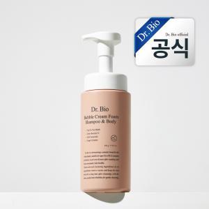 닥터바이오 쫀득버블 클렌저450ml /샴푸 앤 바디워시 올인원 민감성피부 온가족용 천연 신생아 베이비 유아