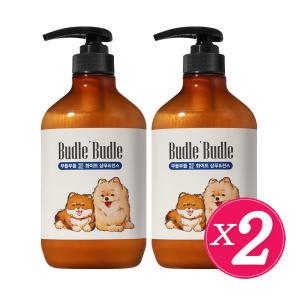 [부들부들] NEW 화이트 강아지 샴푸앤린스 500ml 2개