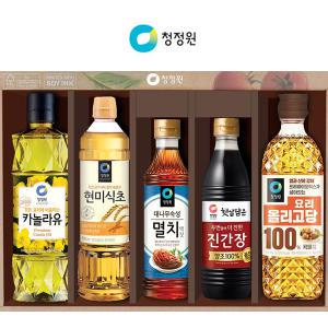 청정원 12호 선물세트/식용유 단체선물 설 명절 답례품/카놀라유 올리고당 간장