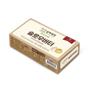 상하목장 슬로우버터 무염버터 100g 1개 냉장배송