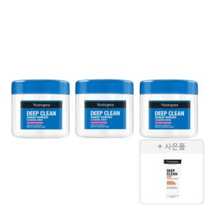 뉴트로지나 딥클린 클렌징 크림, 285ml, 3개 + 증정(아크네 포밍 클렌저, 40g, 1개)