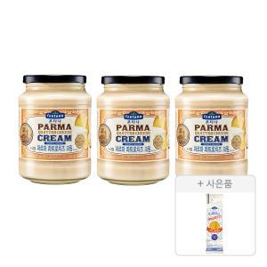 폰타나 콰트로치즈크림 파스타소스, 430g, 3개 + 증정(스파게티면, 500g, 1개)