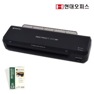 [현대오피스] A4 코팅기 NEW PL-3002 +A4코팅지 50매 실속형 열코팅+무열코팅 2롤러코팅기