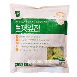 사옹원 깻잎전 1kg/한입크기/전/명절/부침개