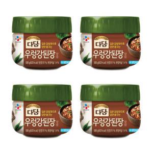 백설 다담 우렁강된장 양념 500g x 4개