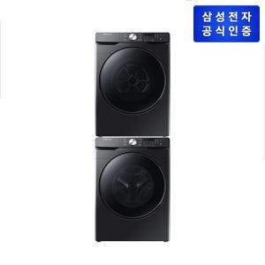 삼성 그랑데 드럼세탁기 WF24T8000KV + 그랑데 건조기 DV17T8520BV + 상단설치키트포함/직렬설치상품