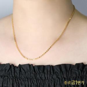 [기타]여자 순금 목걸이 모줄 체인 11.25g 99.9