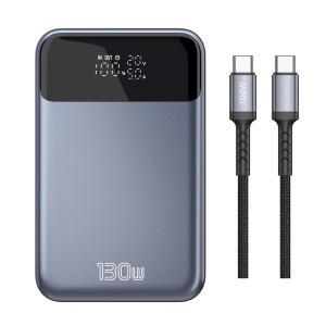 ARSOBIYA 130W 고속 충전 보조배터리 20000mAh PD PPS 노트북 충전 배터리 + 100W 케이블