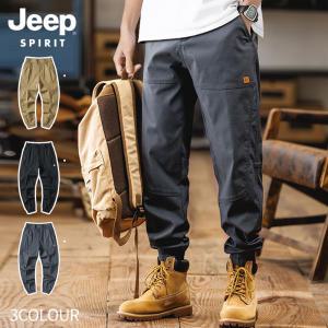 JEEP spirit(지프스피릿) 가을 겨울 신상 데일리 남성조거팬츠 등산바지 밴딩 면바지 작업복 카고 LJZ9070B