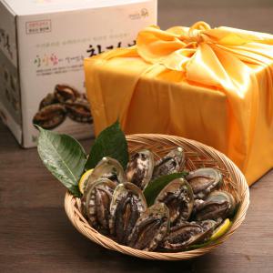 완도 활 전복 1kg 선물세트 / kg당 7-8미