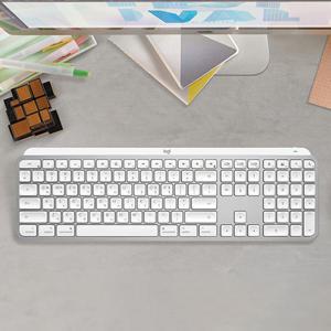 [국내정품] 로지텍코리아 MX KEYS S For Mac 맥북 아이패드 무선키보드 페일그레이