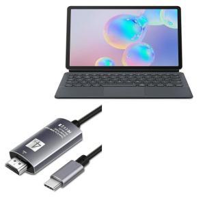 BoxWave 탭 S6 호환되는 케이블 스디스플레이 USB 타입C to HDMI 1.8m6피트 CHDMI 제트 블랙