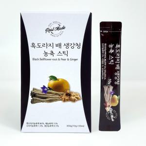 국산100% 배 생강청 흑 도라지청 스틱 300g