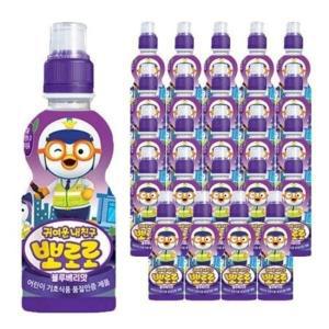 팔도 뽀로로 블루베리맛 235ml x24개 유아 어린이음료