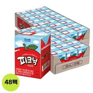 피크닉 사과 200ml 48팩/