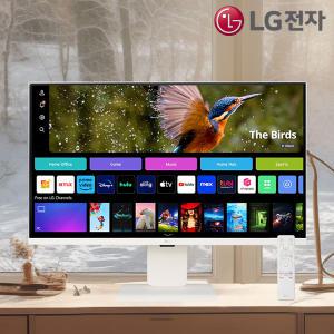 LG전자 MyView 32인치 화이트 스마트모니터 IPS 4K UHD OTT IPTV 스마트리모컨 높낮이조절 스탠드