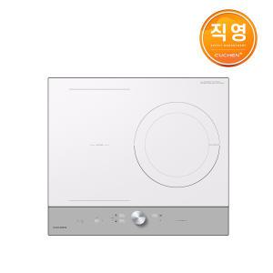 쿠첸 올파워 인덕션 3구 빌트인 전기레인지 그레이 CIR-EW33KD1B1