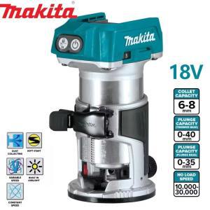 Makita DRT50 오리지널 무선 트리머, 충전식 트리밍 머신, 브러시리스 슬로팅 도구, 밀링 목공 타각기