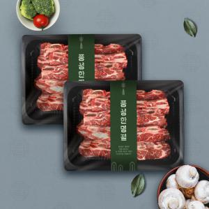 [웰던푸드] 미국산 초이스 블랙앵거스 LA갈비 1kg x 2팩