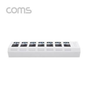 [기타]Coms USB 허브 3.0 7P 무전원 - 각스위치 (WFFPF59)